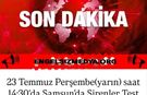 Samsun'da Sirenler Çalacak! Panik Yapmayın