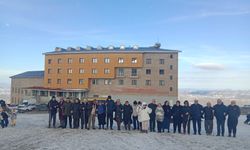 Görme Engelliler Lâdik Akdağ’da Karla Buluştu