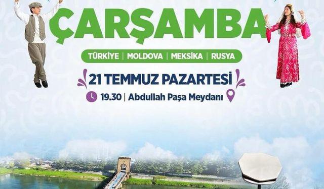 Çarşamba'da Halk Oyunları Coşkusu*