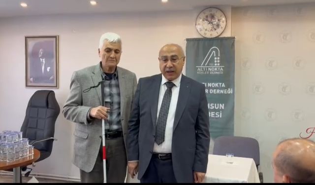 Görme Engelli Mücadelesine Samsun’dan Güçlü Başlangıç