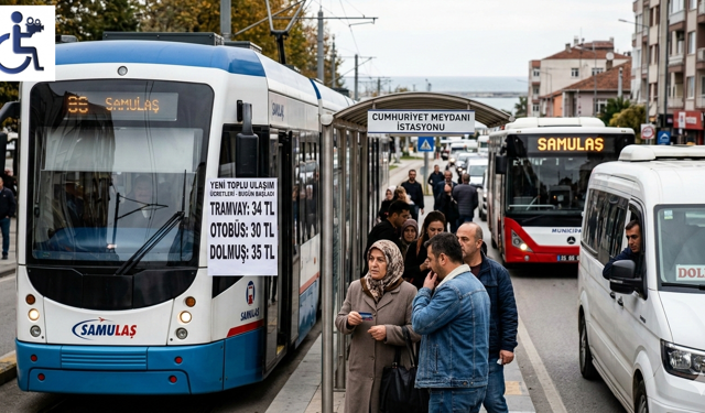 Samsun’da Ulaşım Tarifesi Değişti: Zamlı Dönem Başladı