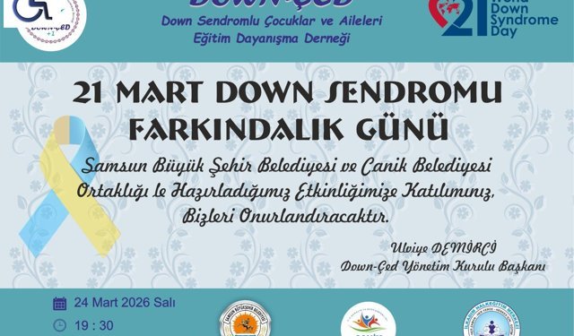 Samsun'da Farkındalık Gecesi: Canik'te Down Sendromlu Çocuklar Sahne Alıyor