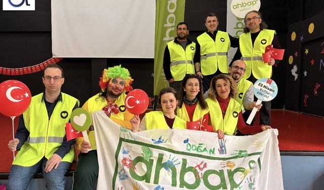 AHBAP’TAN 23 NİSAN’DA ÇOCUKLARLA EĞLENCESİ
