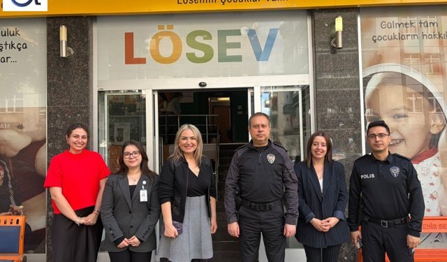 POLİS HAFTASI’NDA ANLAMLI ZİYARET: LÖSEV SAMSUN OFİSİNE DESTEK
