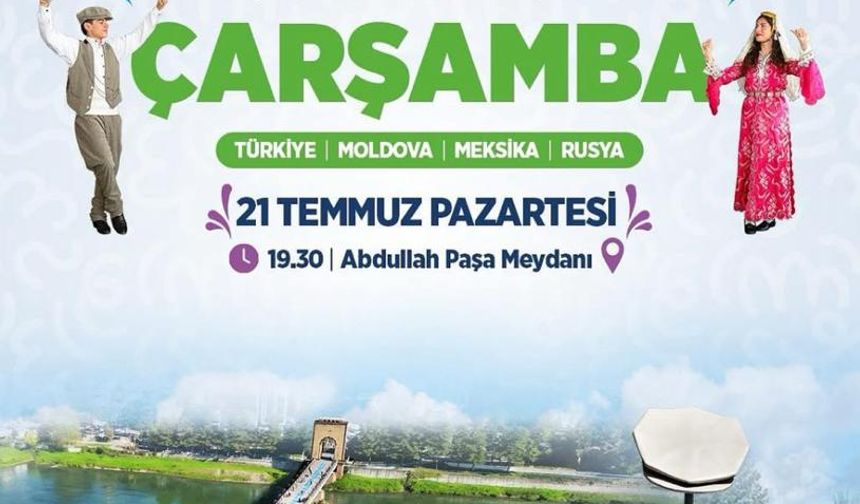 Çarşamba'da Halk Oyunları Coşkusu*