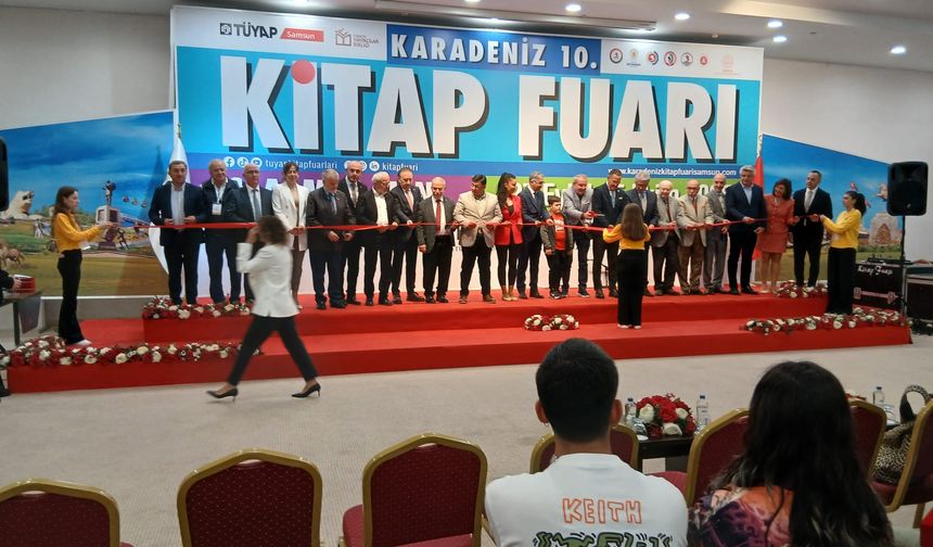 Karadeniz 10. Kitap Fuarı Samsun’da Açıldı