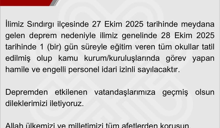 Deprem sonrası Balıkesir’de tedbirler artırıldı