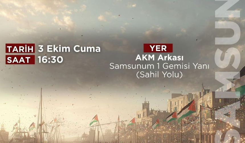 Samsun Gürcü Kültür Derneği’nden Anlamlı Çağrı: “Filistin İçin Sahile Gelin