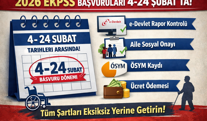 EKPSS Başvurularında Son Gün 24 Şubat