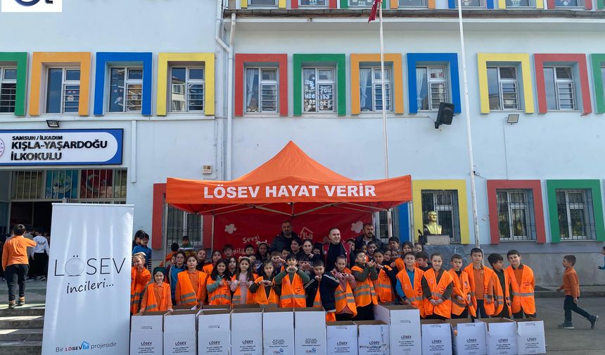 LÖSEV Samsun’dan Okulda Lösemi Farkındalığı: Turuncu Çadırda Dayanışma ve Umut