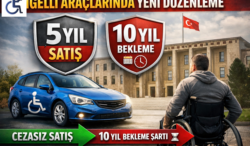 TBMM’den Engelli Araçlarına Yeni Düzenleme: Süreler Yeniden Belirlendi