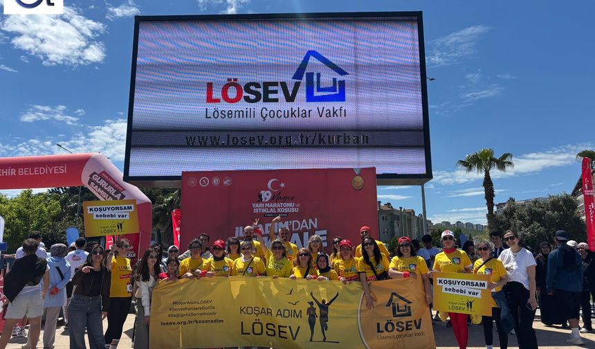 LÖSEV GÖNÜLLÜLERİ VE LÖSEVLİ AİLELER, LÖSEMİLİ ÇOCUKLAR İÇİN KOŞTU
