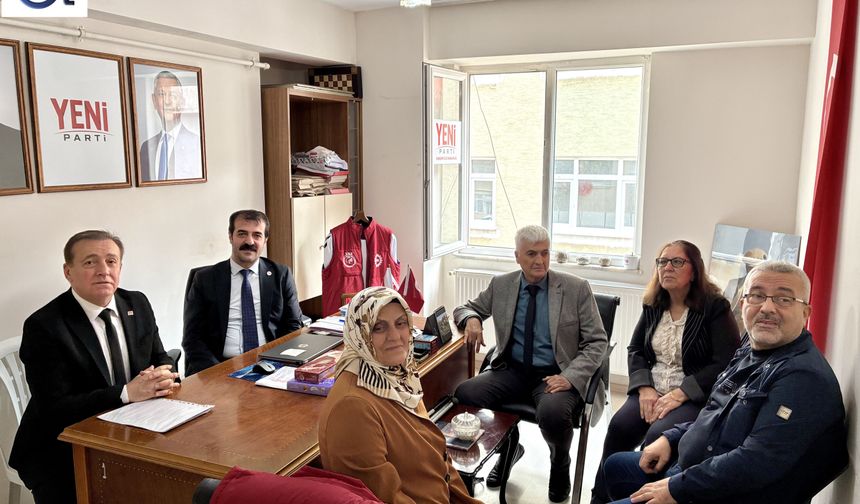 Altı Nokta Körler Derneği’nden Yeni Parti İlkadım İlçe Başkanlığı’na Ziyaret
