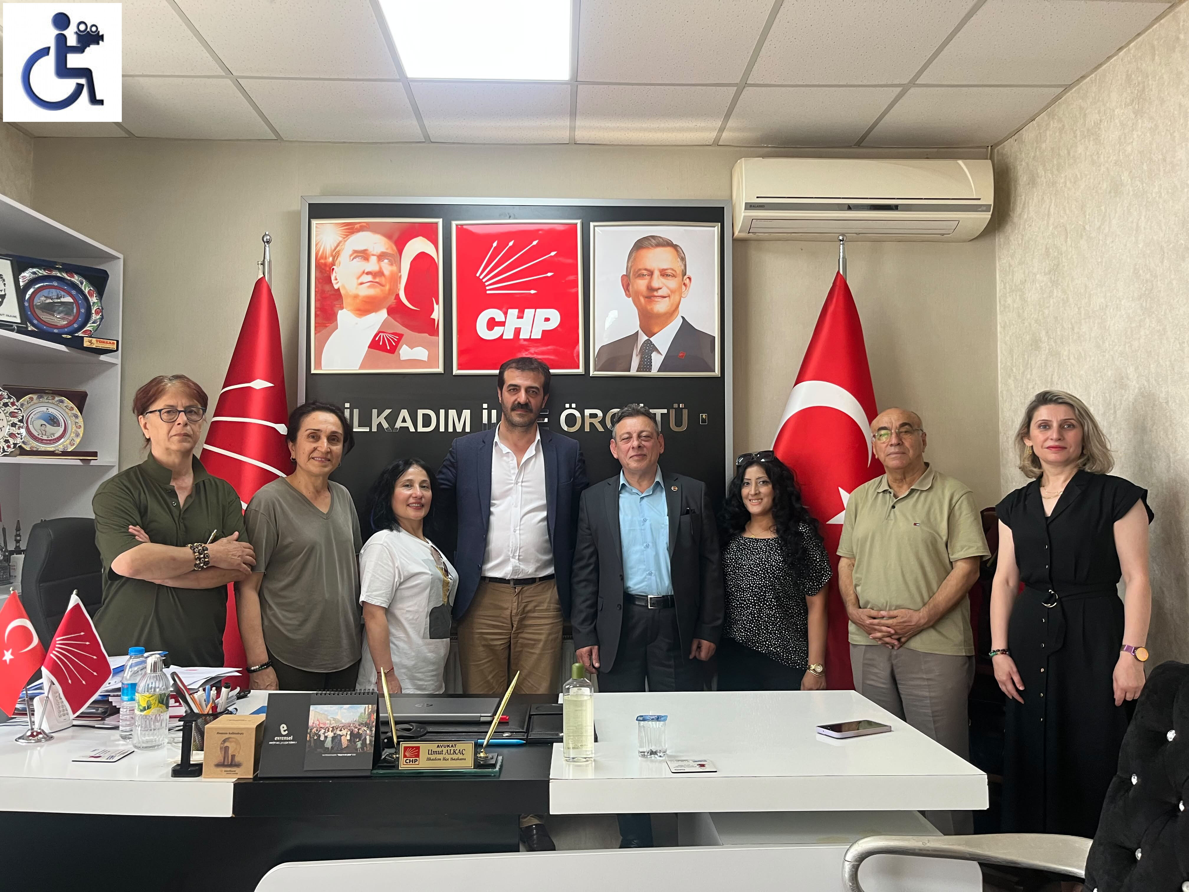 Engelsiz Medya'dan CHP İlkadım'a İade-i Ziyaret