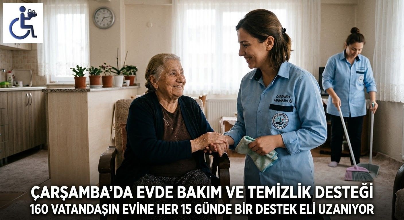 Çarşamba’da 160 Vatandaşa Evde Bakım Desteği